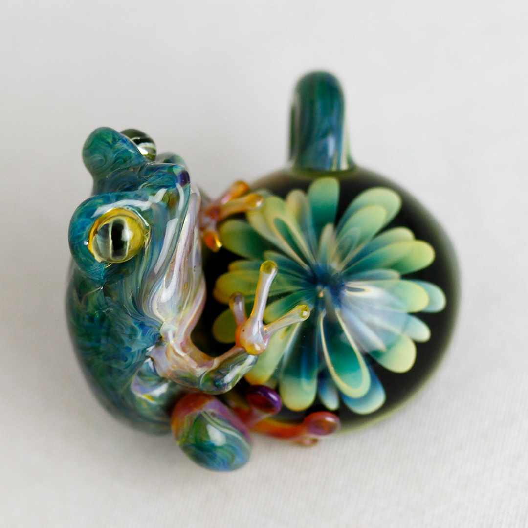 麻覇王（mahao）[ガラス,カエル,シルバー,ネックレス,ブレスレット]