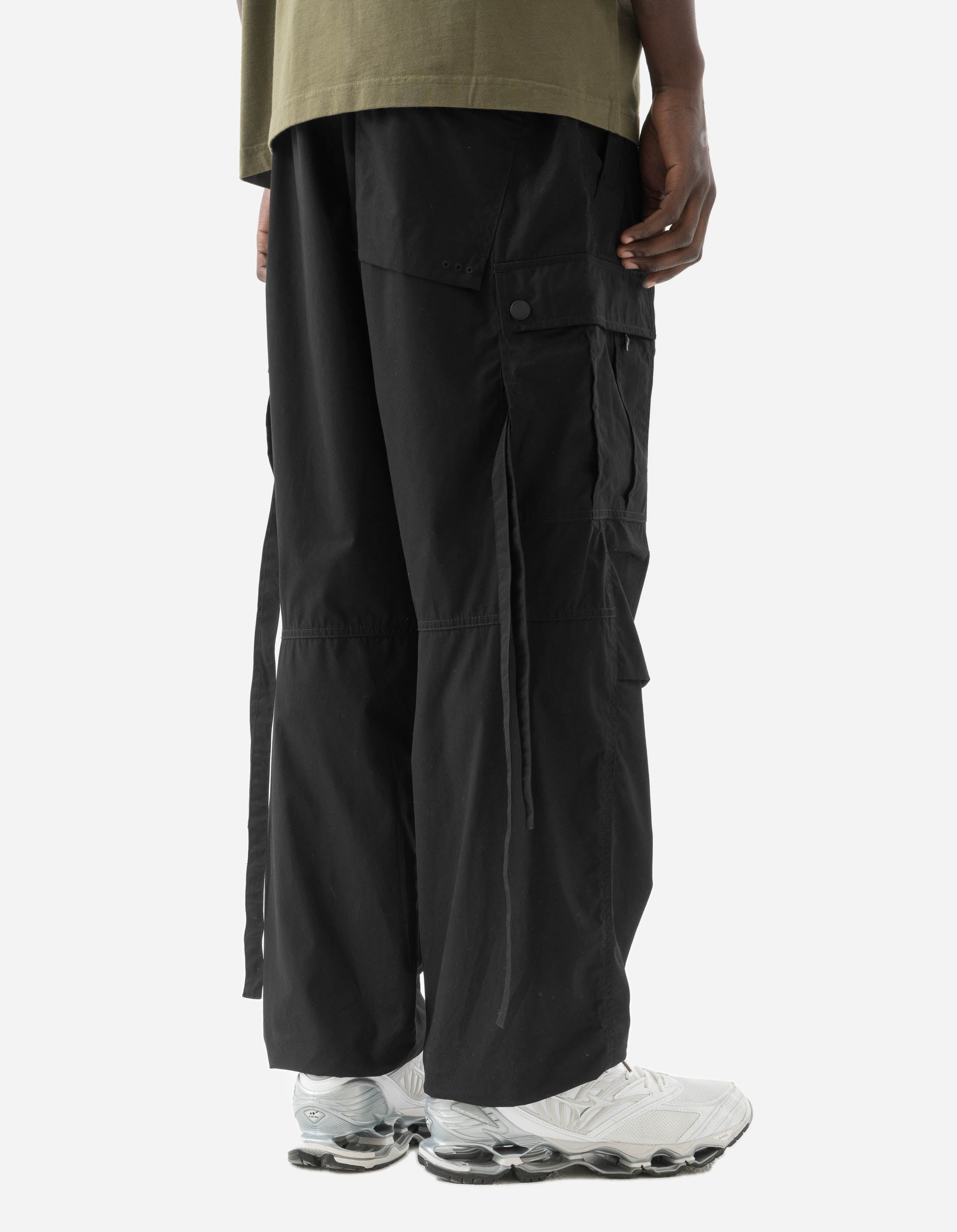 5307 Asym Cargo Track Pants Black – Maharishi