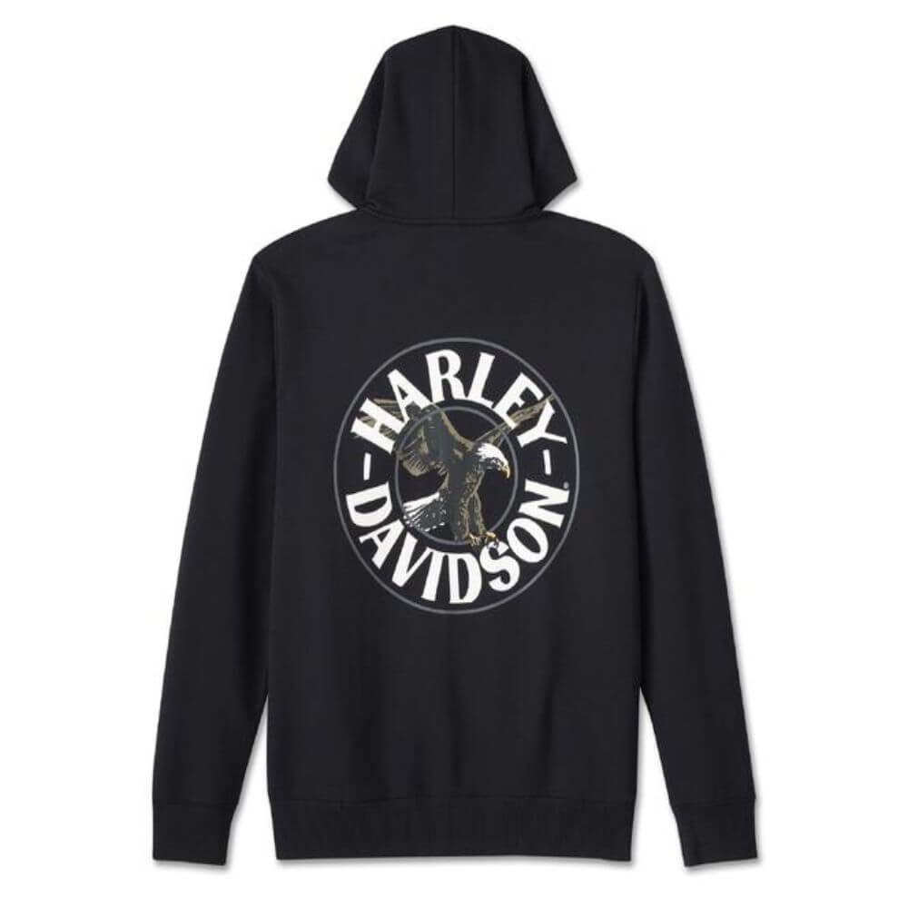 Harley-Davidson Spirit Of Freedom Zip Up Hoodie Black | Maidstone