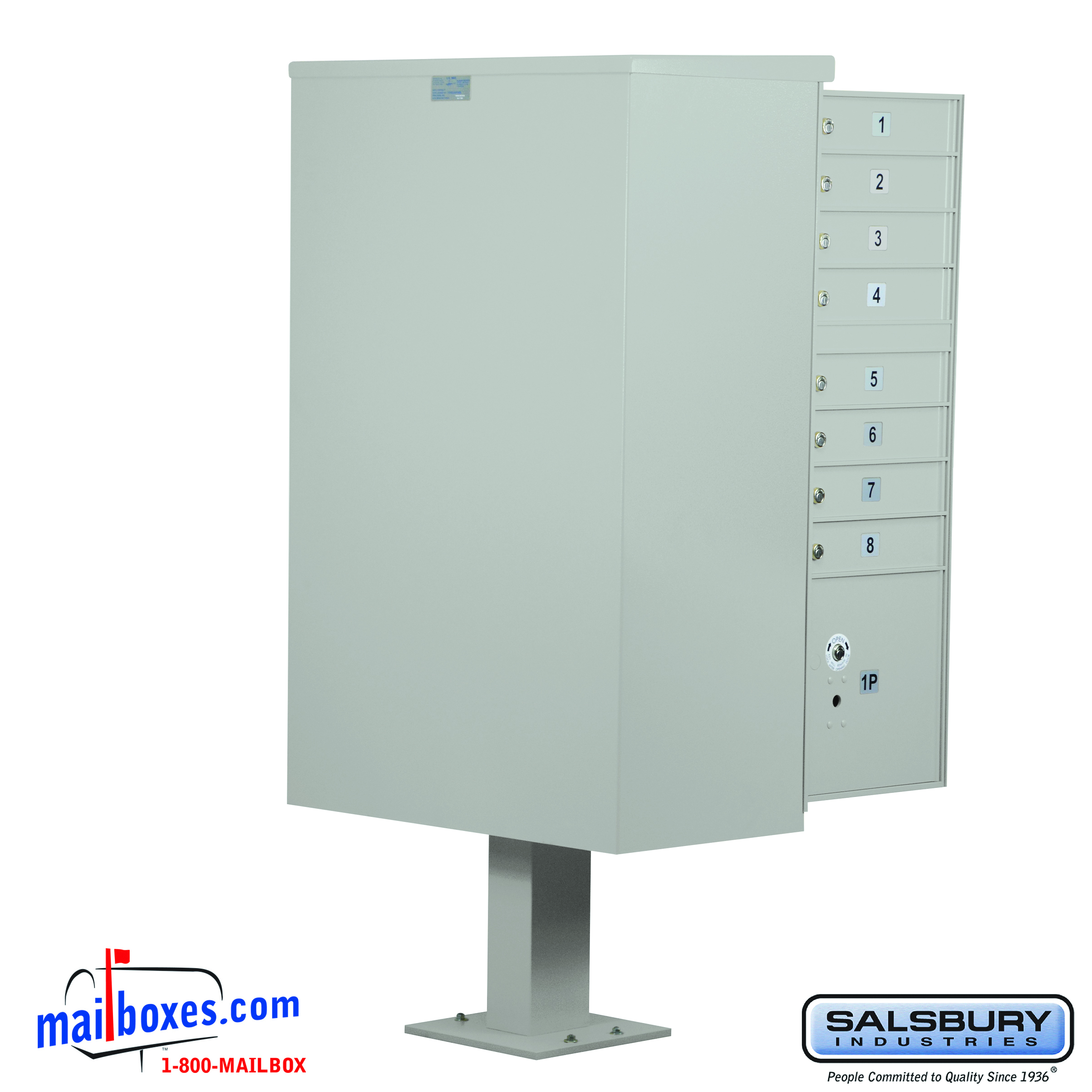 Cluster Box Unit III - 16 A Doors - Gray | Mailboxes.com