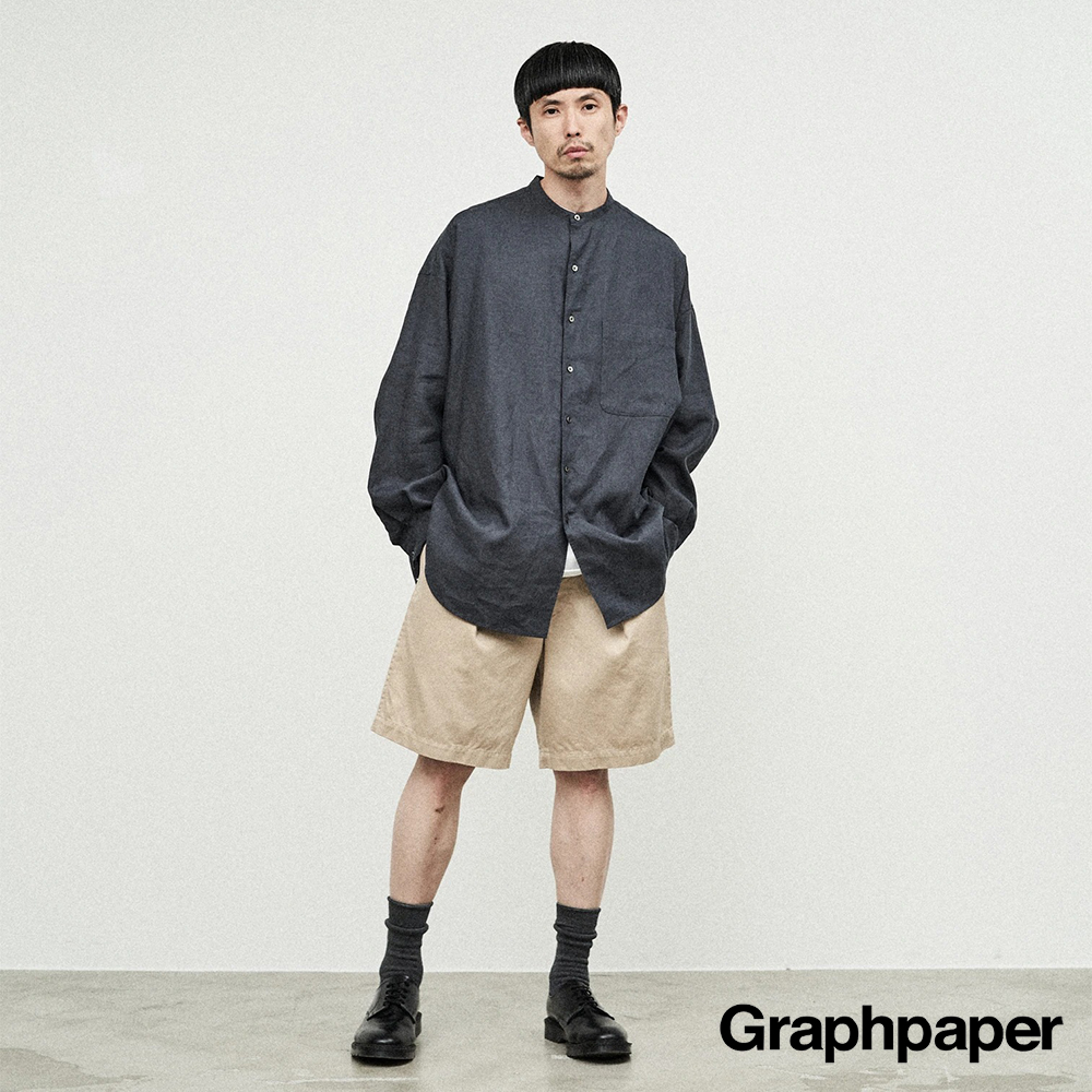 Graphpaper / 新作アイテム入荷 “Linen L/S Oversized Band Collar