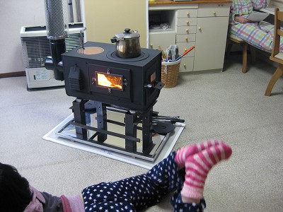 角型3面窓付薪ストーブ”FIRE SIDE”キャンプセット 商品詳細