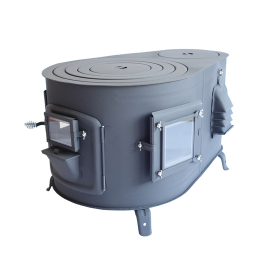 タマゴ型3面窓付き薪ストーブ”FIRE SIDE” 大 商品詳細│薪