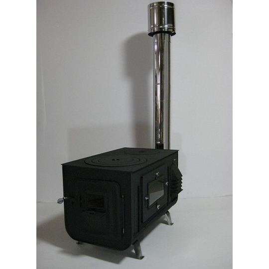 角型3面窓付薪ストーブ”FIRE SIDE”キャンプセット 商品詳細