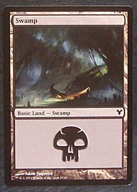 モダンイベントデッキ 基本地形】沼/Swamp 20/26 - マナソース