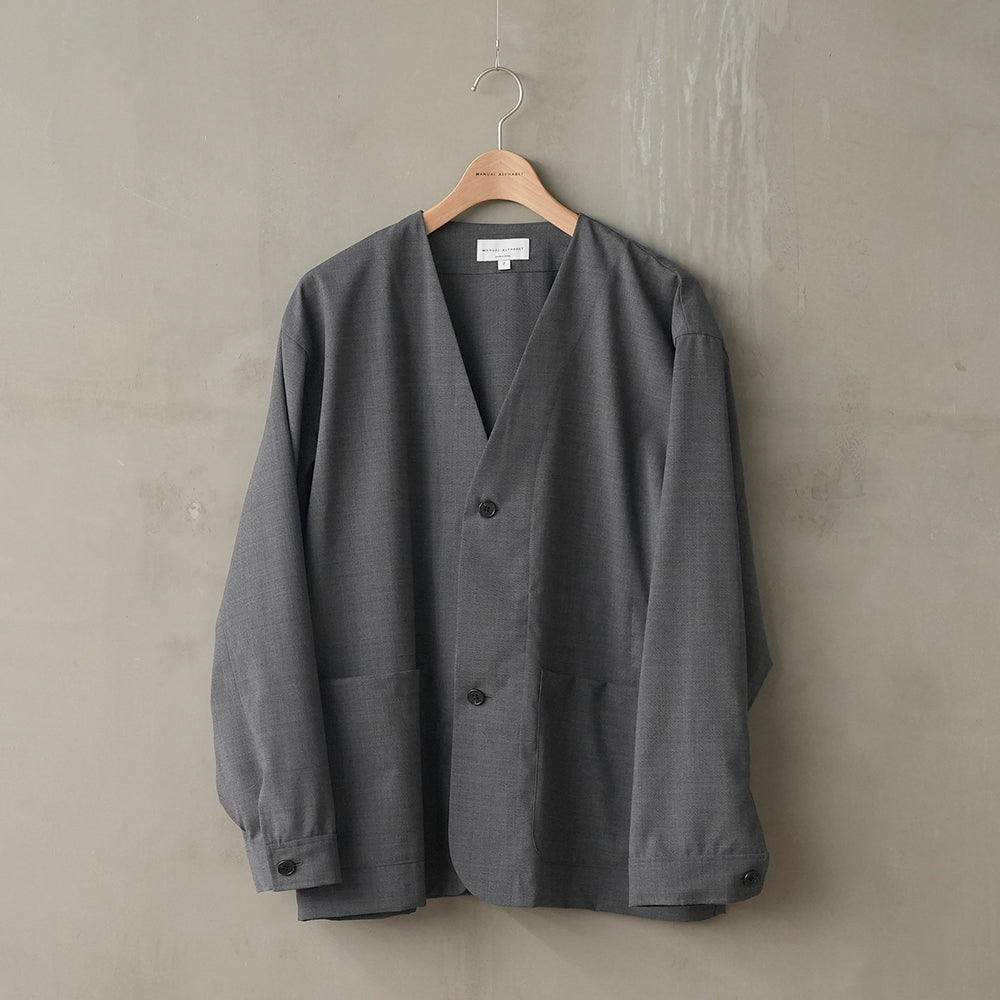 T/W NO COLLAR JACKET – MANUAL ALPHABET ONLINE STORE