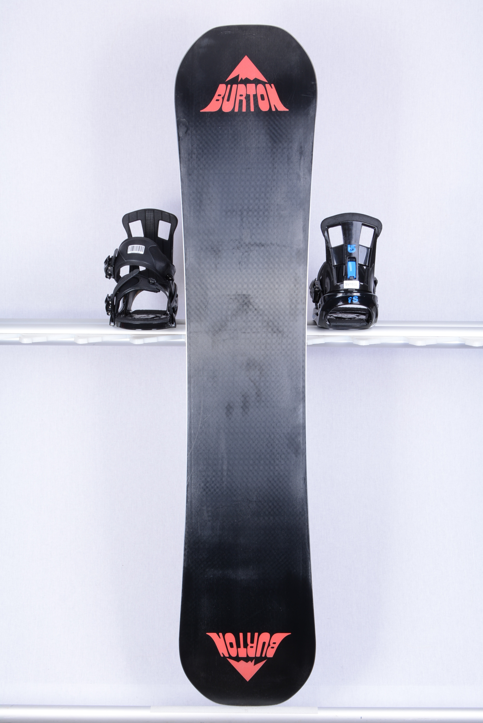 snowboard BURTON RADIUS WIDE, black/red, woodcore, FLATtop, ROCKER