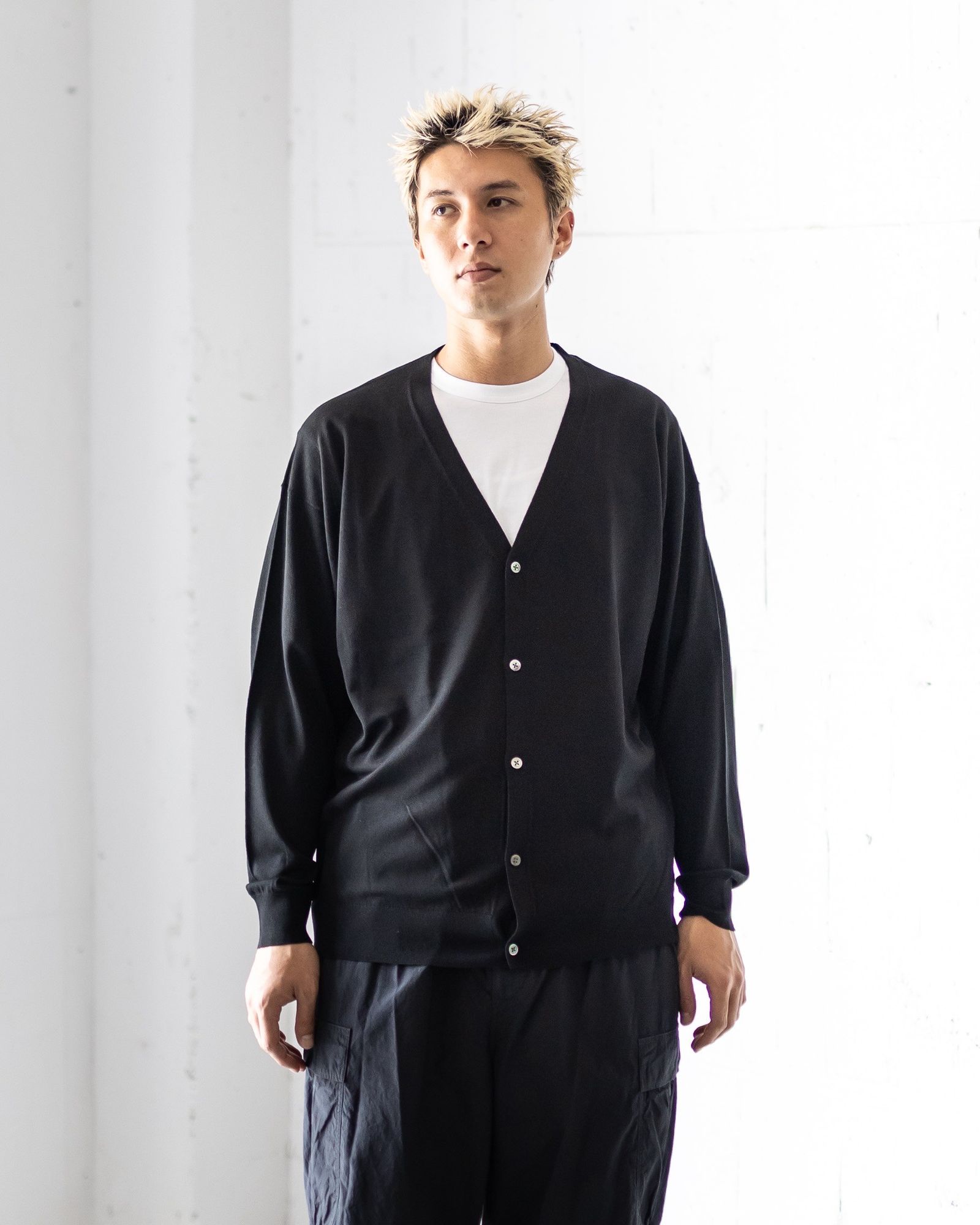 Graphpaper - グラフペーパー25AW High Gauge Knit Oversized Cardigan