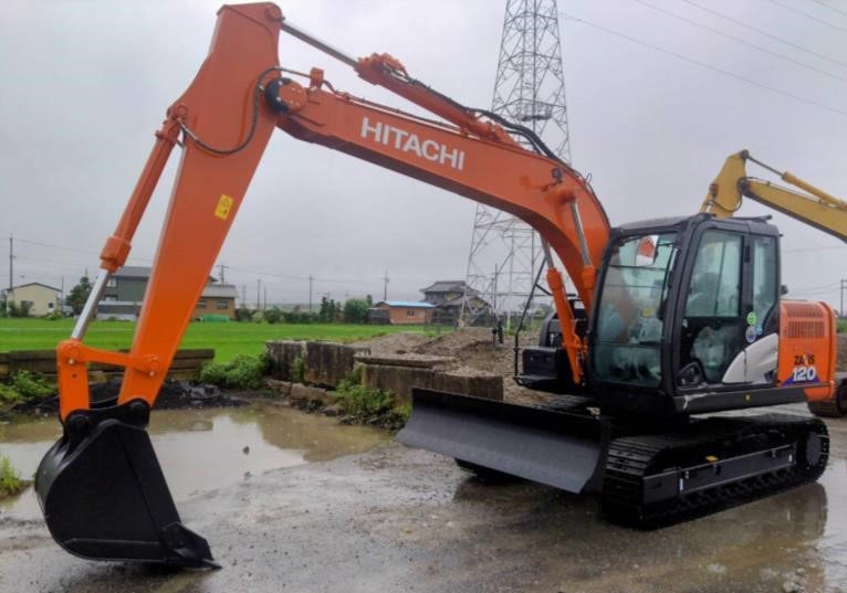 日立油圧ショベル 「ZX120-6」 新車納車させていただきました