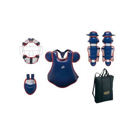 ゼット ZETT 送料無料 ソフトボール用キャッチャー防具4点セット