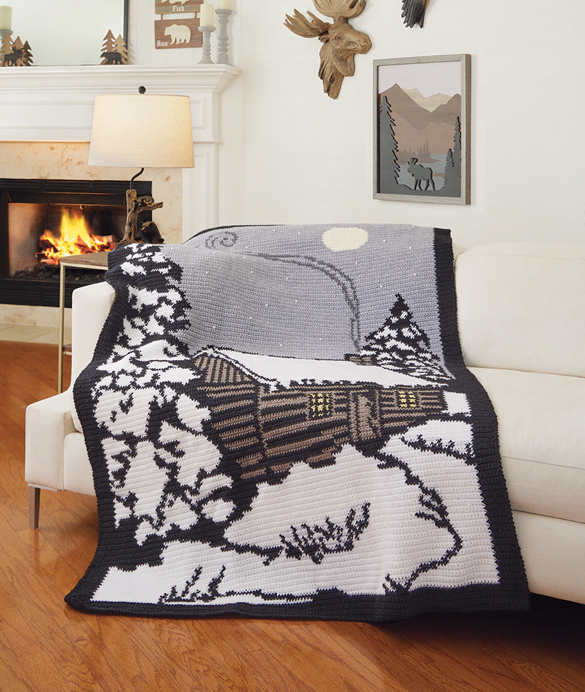 Weekend Retreat Throw – Mary Maxim Ltd