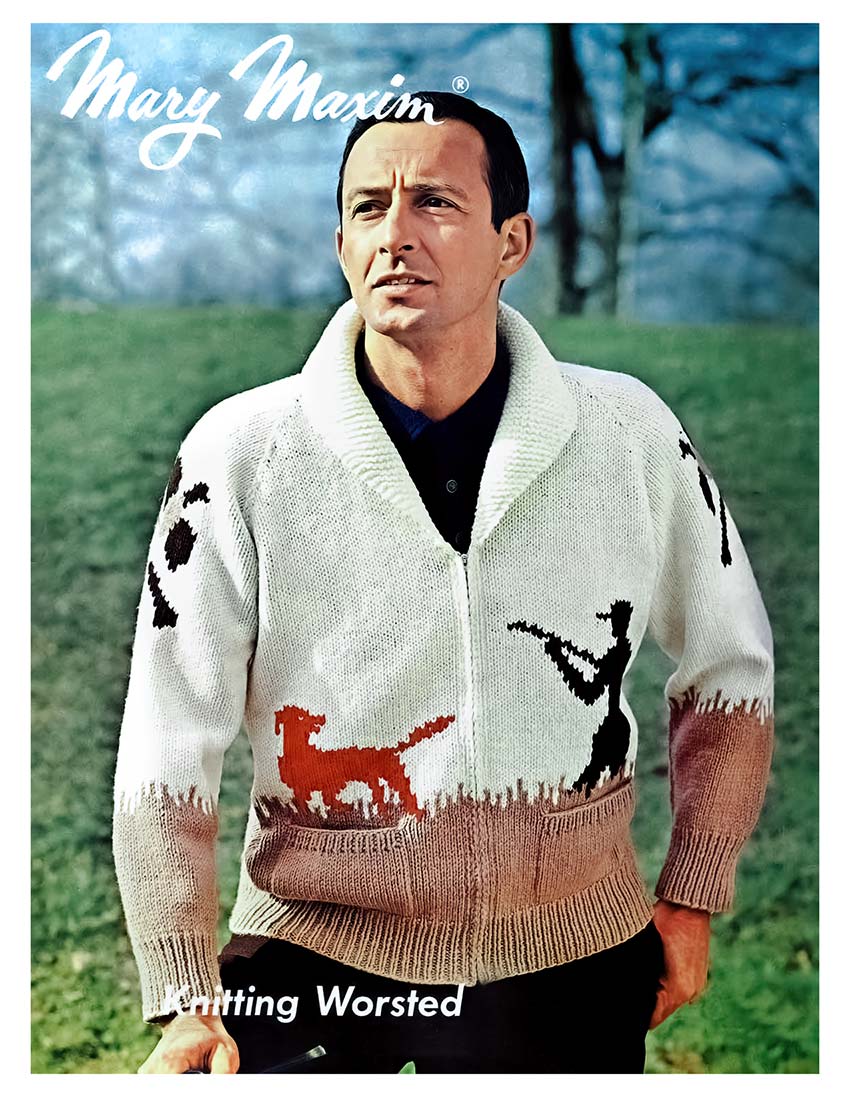 Ladies' or Youth Pheasant Cardigan Pattern – Mary Maxim