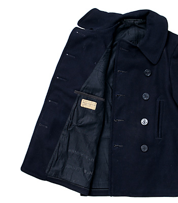 US NAVY(米海軍) 40's Pコート/10ボタン/サイズ：36/実物・極上