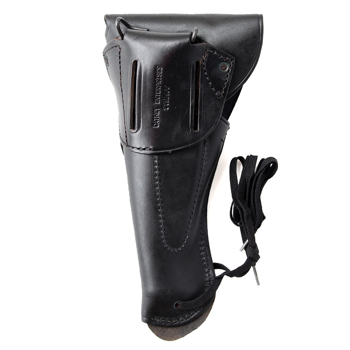 US(米軍) 黒革 ガバメントホルスター(Cathey Enterprises社 86年製