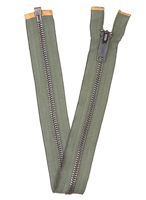 SCOVILL #10, フロント ファスナー/ブラック・フィニッシュ