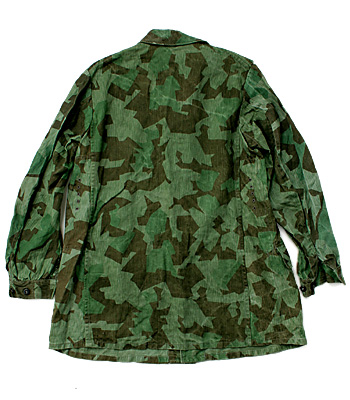 WWII ドイツ空軍、LW スプリンター迷彩(HBT)グランドスモック/実物・極上