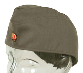 東ドイツ NVA(人民軍) 将校用略帽/実物・未使用