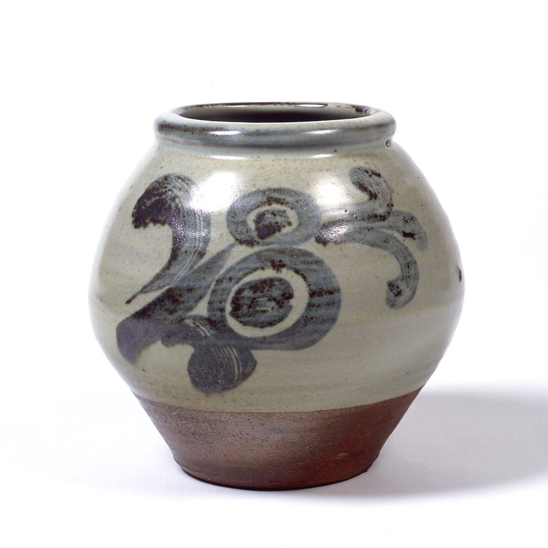 鉄絵草花文花瓶 – 兵庫陶芸美術館 収蔵品データベース