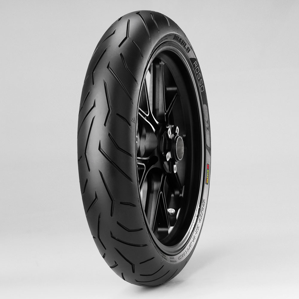 Pirelli Diablo Rosso II - Front - 120/70ZR17 - [58W] - TL | MCAS