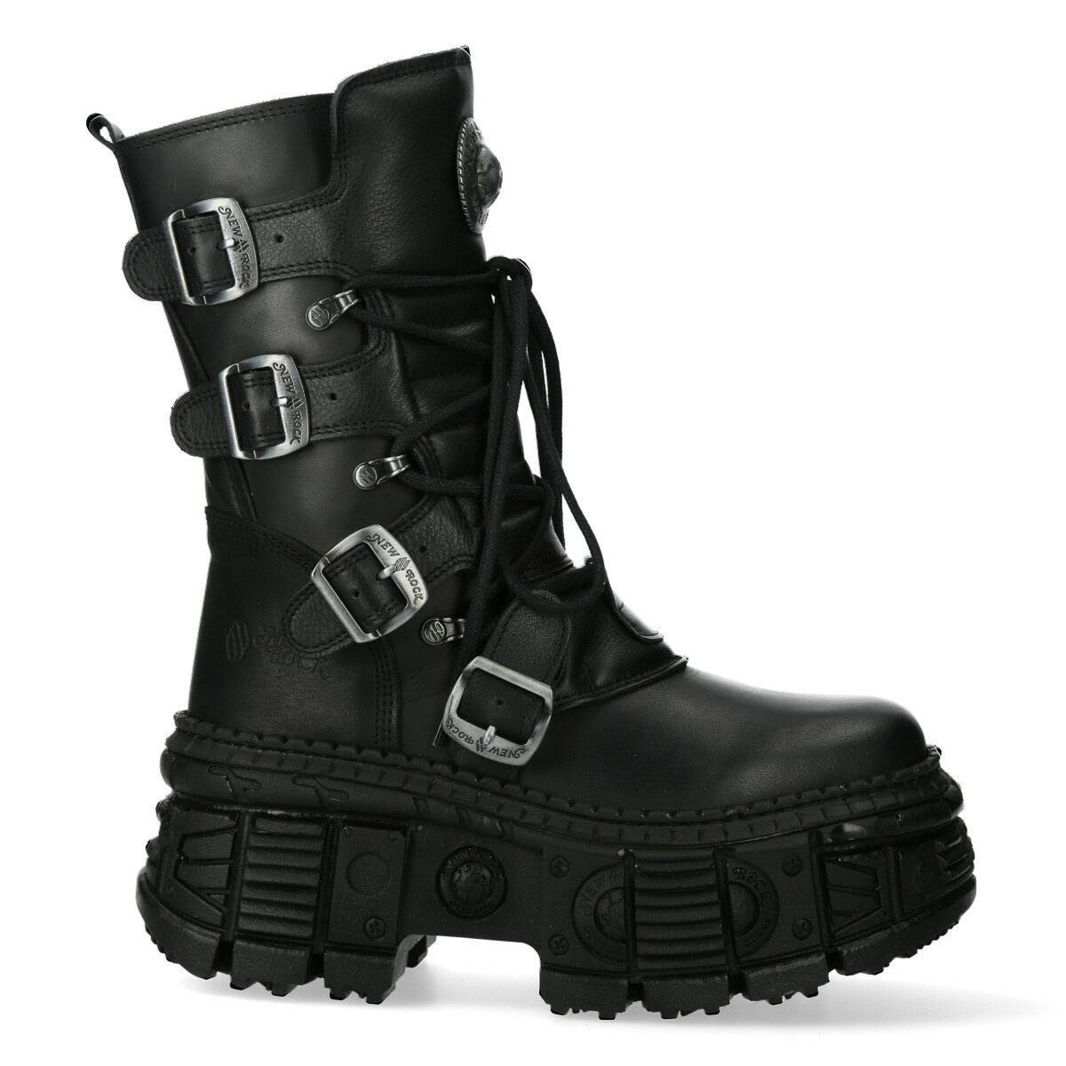 shoes NEW ROCK - CRUST NEGRO, TANK - M.WALL373-S5 - Metal-shop.eu
