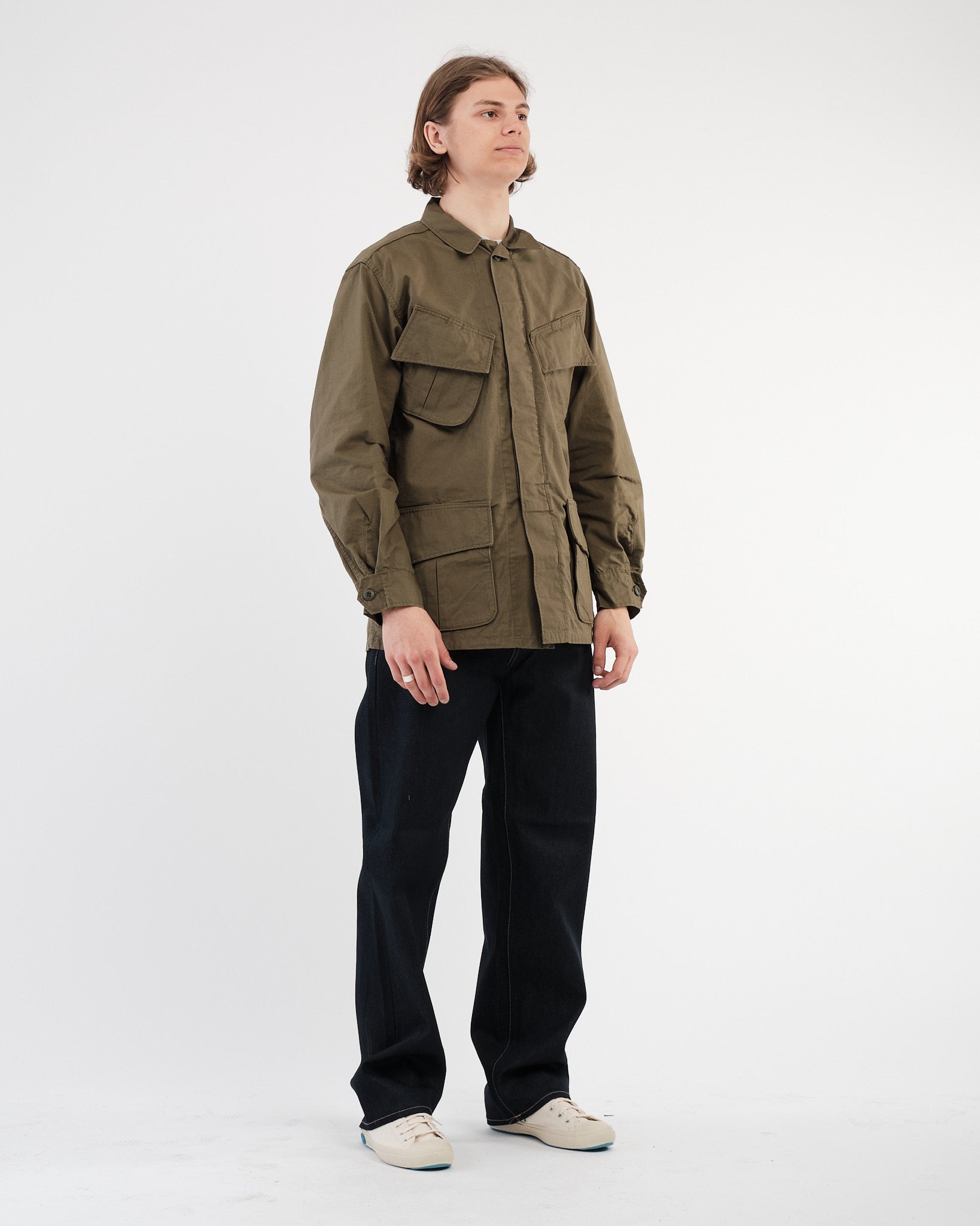 US Army Tropical Jacket Army Green by orSlow - Meadow
