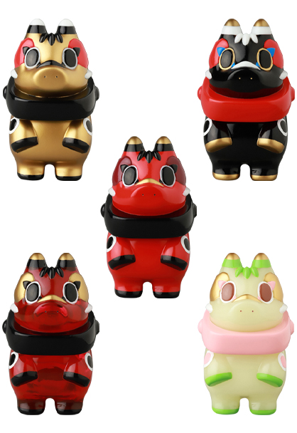 MEDICOM TOY - VAG(VINYL ARTIST GACHA) SERIES 38 郷土玩具怪獣アカベゴン