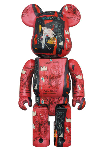 MEDICOM TOY - BE@RBRICK Andy Warhol × JEAN-MICHEL BASQUIAT #1 100