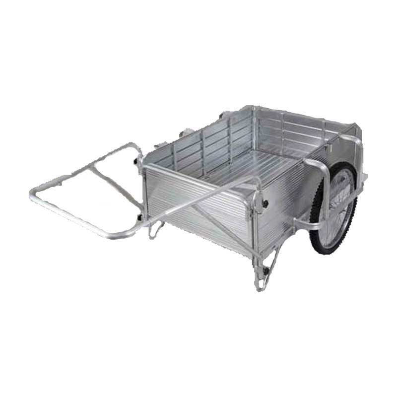 オールアルミ製 折りたたみ式リヤカー 全長2110mm×全幅1160mm×全高