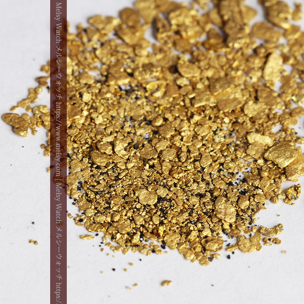 2.97gの小さな砂金・薄片金 ビクトリア州OMEO産