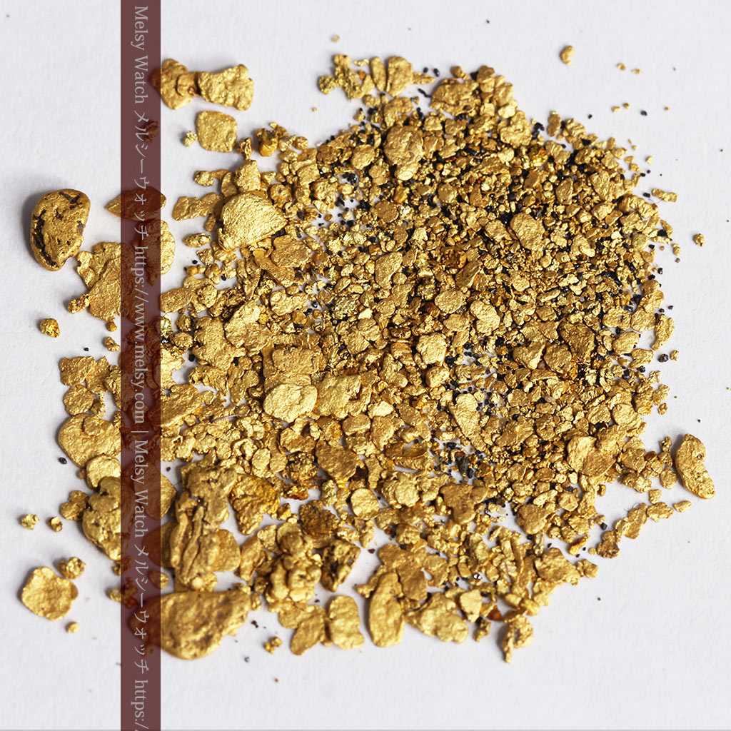 2.97gの小さな砂金・薄片金 ビクトリア州OMEO産