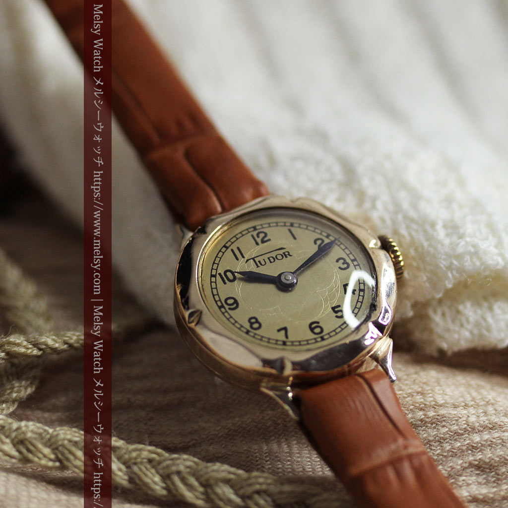 ロレックス・チューダーの婦人物 金無垢アンティーク腕時計 【1940年頃】