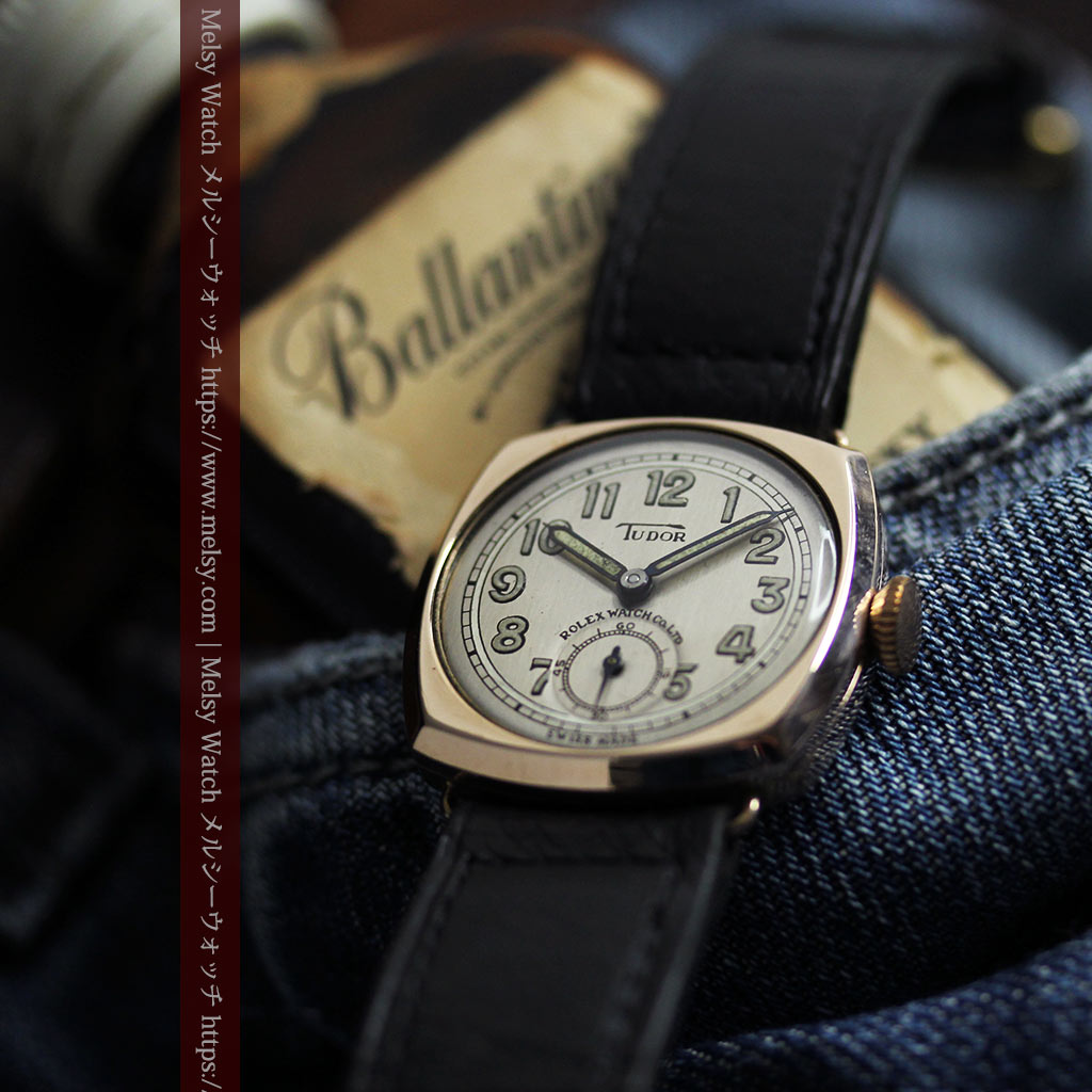 ロレックス・チューダーの金無垢アンティーク腕時計 【1941年頃