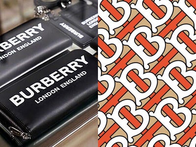 新生「バーバリー」のロゴと、初のモノグラム“TB”がかっこいい
