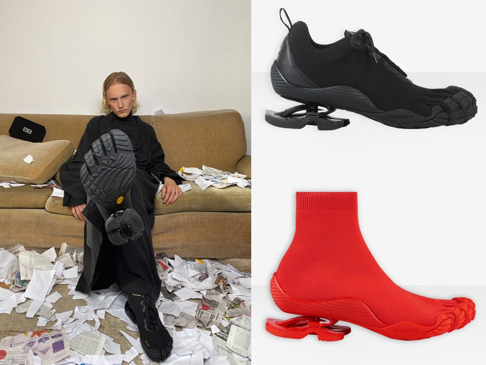 常識を超えた！バレンシアガ×ビブラムの渾身シューズは5本指の斬新