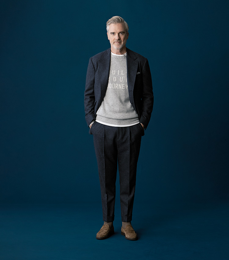 一流ブランドのスーツ】ブルネロ クチネリの自然体 | MEN'S EX ONLINE |