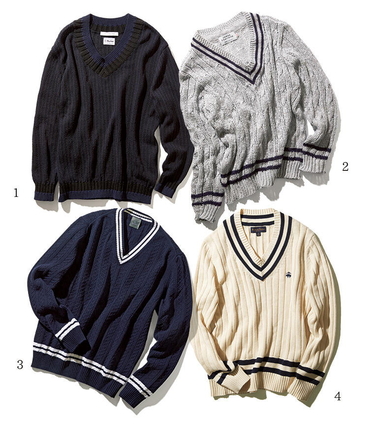 ひさびさ大流行！大人のテニスセーターが今の気分 | MEN'S EX ONLINE |