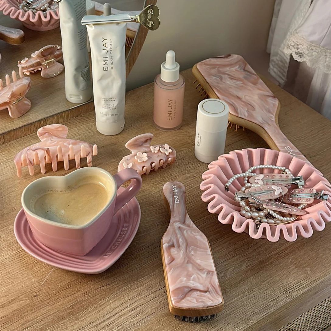 Pink Chantilly Emi Jay Collection – Mercer Head Spa