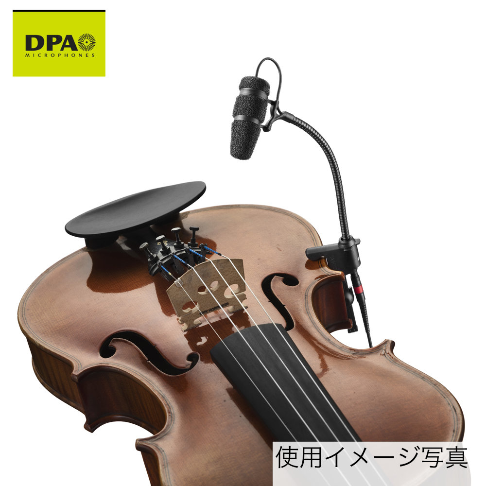 DPA バイオリン用マイク 4099 + バイオリン用クリップ (MicroDot