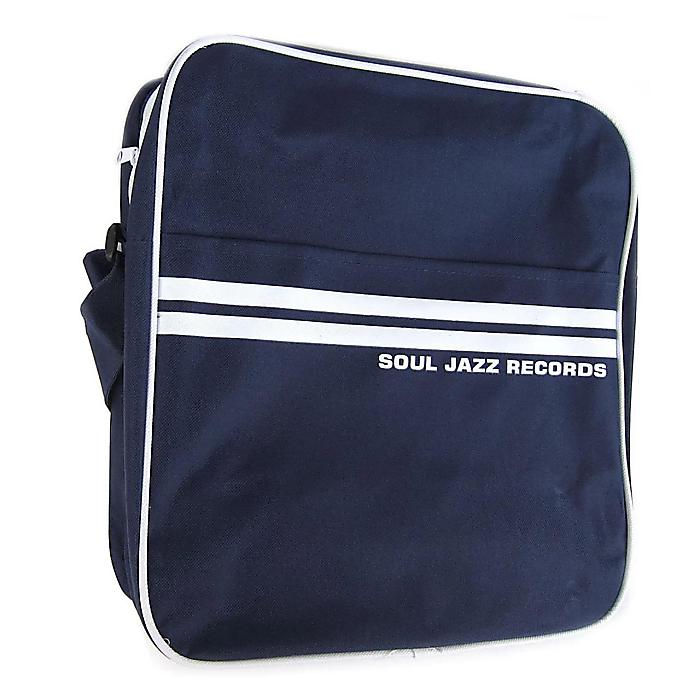 レコードバッグ 12インチ×30枚 ／ Record Bag Navy Blue ／White