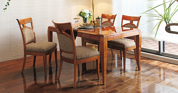 karimoku｜domani｜AUBEコレクション｜ダイニング5点セット買取致し