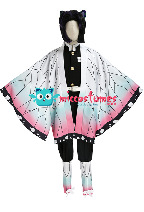 鬼滅の刃 胡蝶しのぶ コスプレ衣装 鬼殺隊士 武士制服 着物 子供用 通販