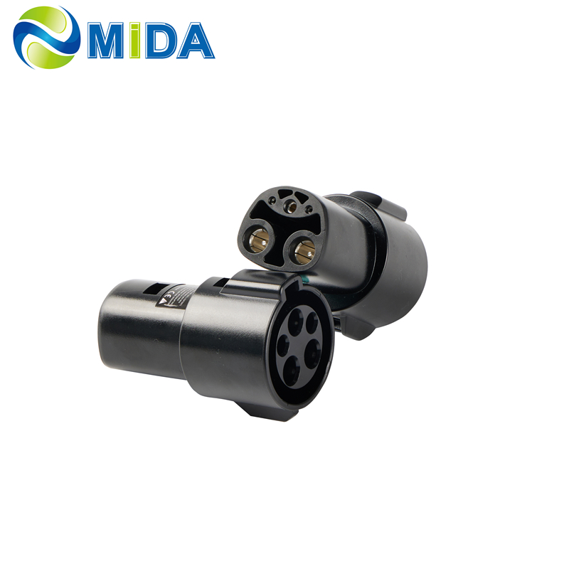 中国 60A 110V- 250VAC J1772 USタイプ1からテスラAC充電アダプターの