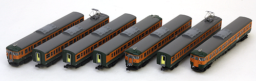 115系-300 湘南色・岡山電車区 7両セット | マイクロエース A7773 鉄道