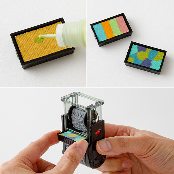 限定】スタンプ カラーインキ4色セット スパイス（91804101）｜ミドリ