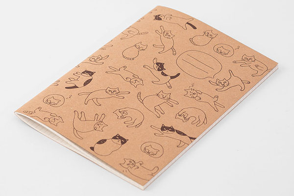 ノート｜ノート＜A5＞ ねこチラシ柄(91802551)｜ミドリオンラインストア