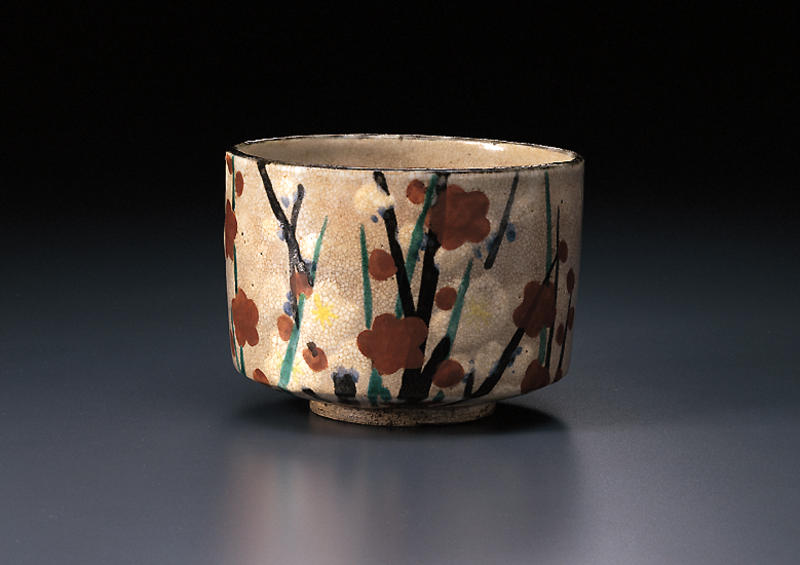 乾山色絵槍梅図茶碗 - MIHO MUSEUM