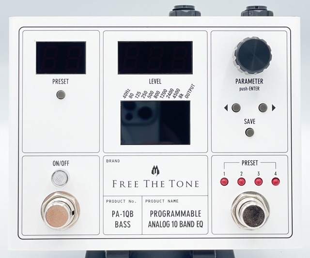 PA-1QB / PROGRAMMABLE ANALOG 10 BAND EQ (for BASS): エフェクター