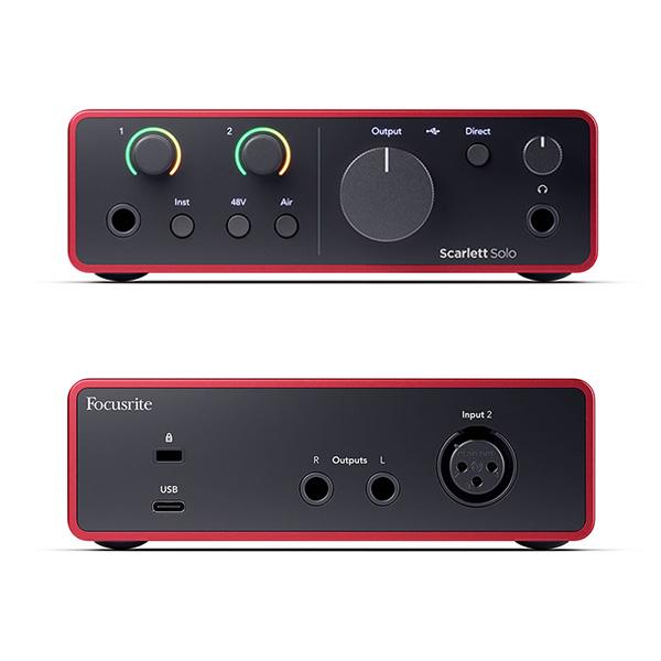 Focusrite オーディオ インターフェイス Scarlett Solo 4th Gen