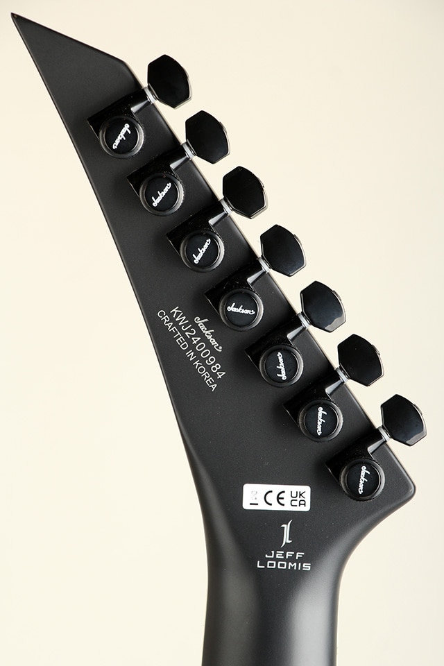 Pro Series Signature Jeff Loomis Soloist SL7 HT,Ebony Black Ash【S