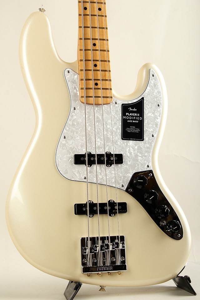 Player II Modified Active Jazz Bass MN Olympic Pearl【S/N